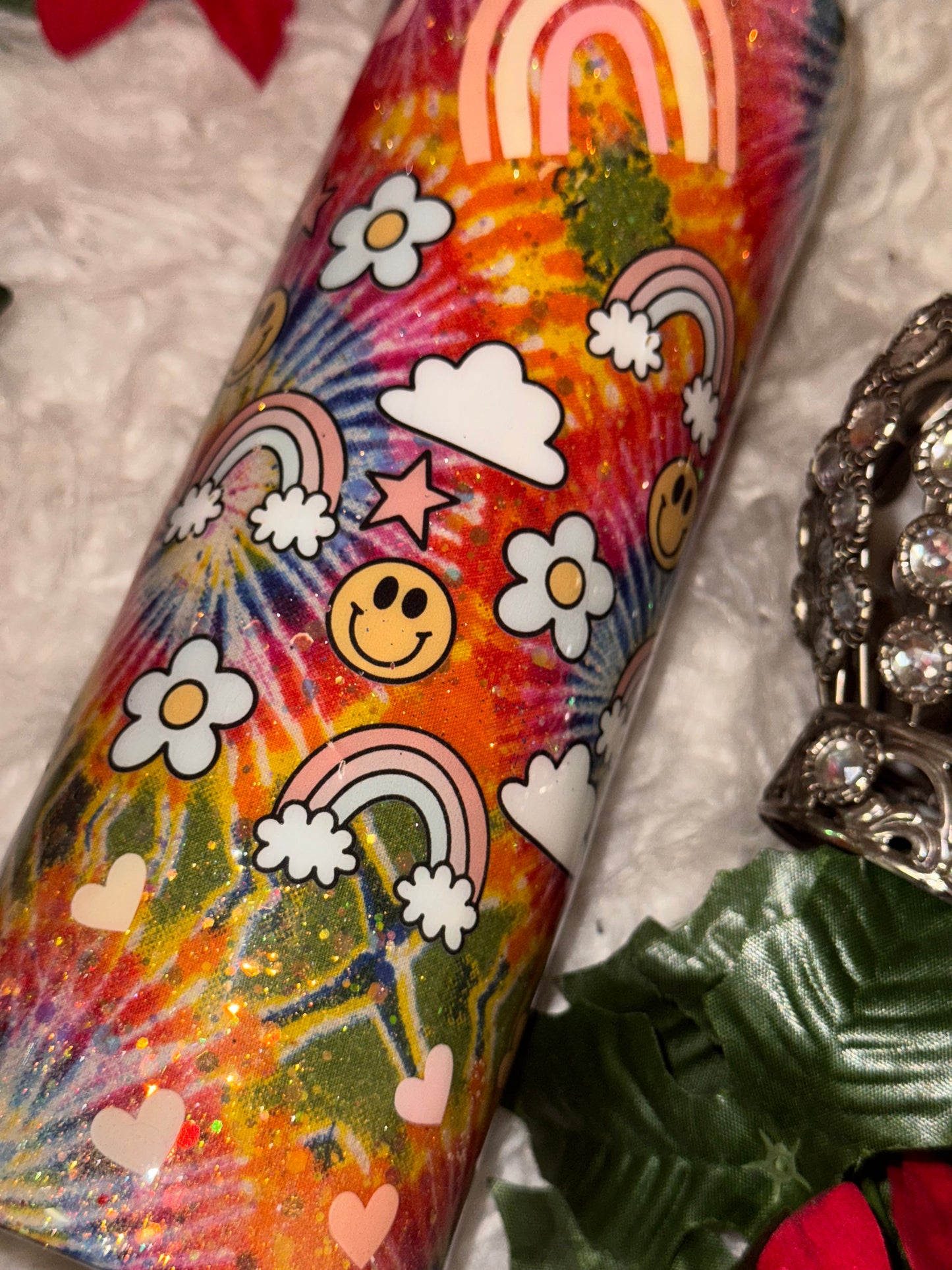 20oz retro rainbows ready to ship tumbler