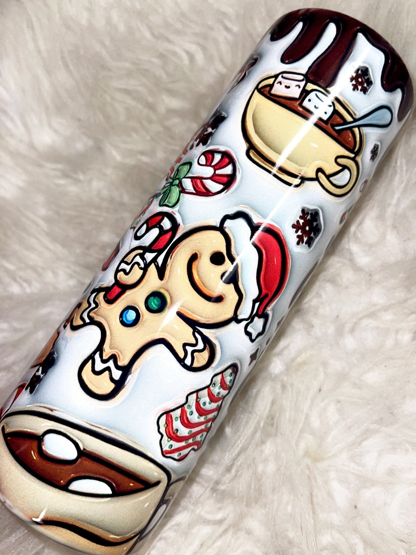 Christmas time sublimation tumbler