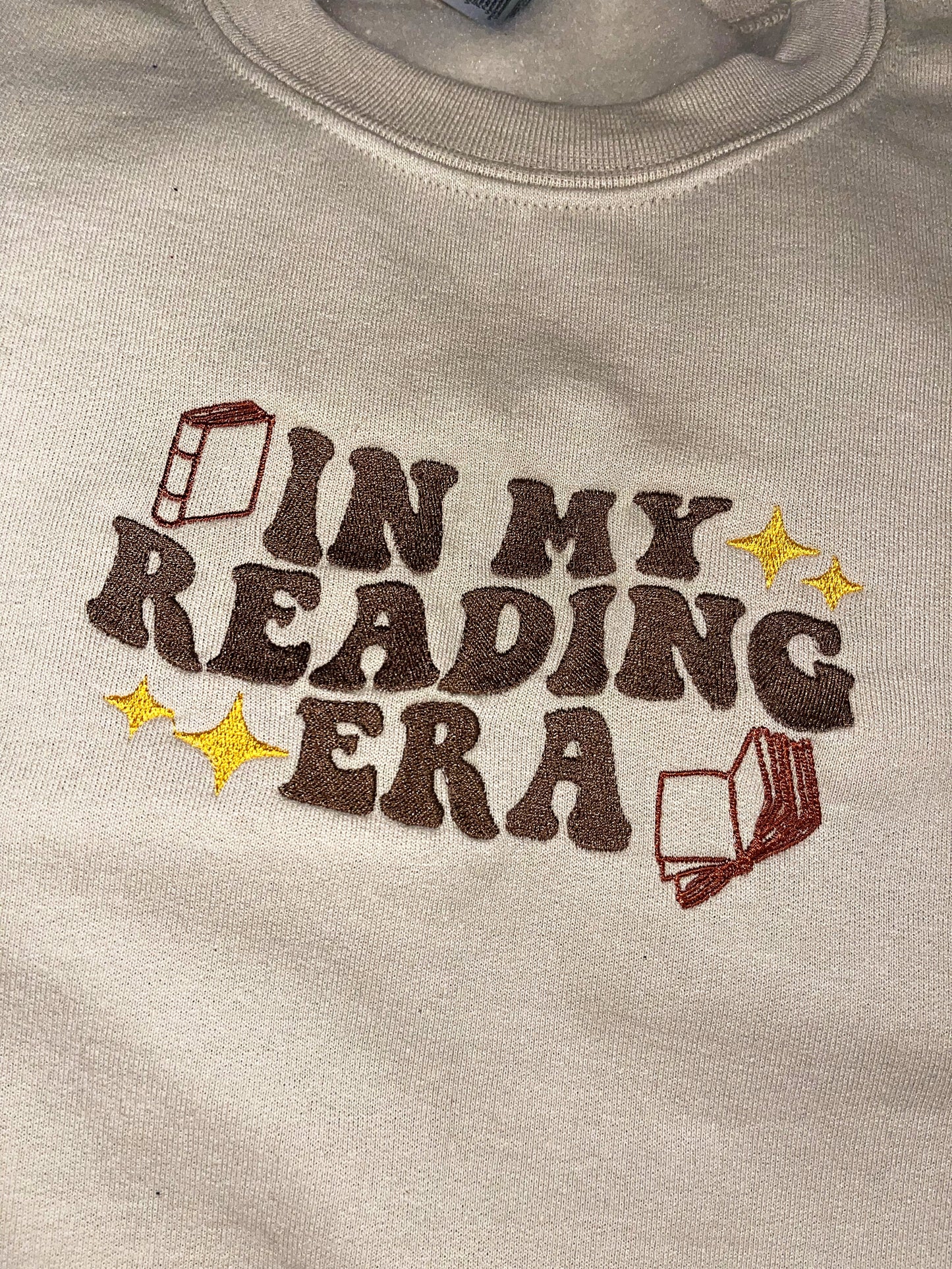 In my reading era embroidered top