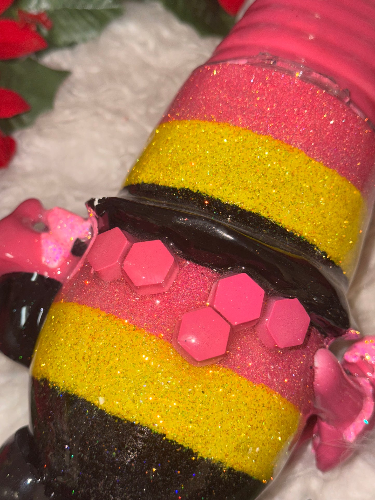 Queen Bee ready to ship tumbler