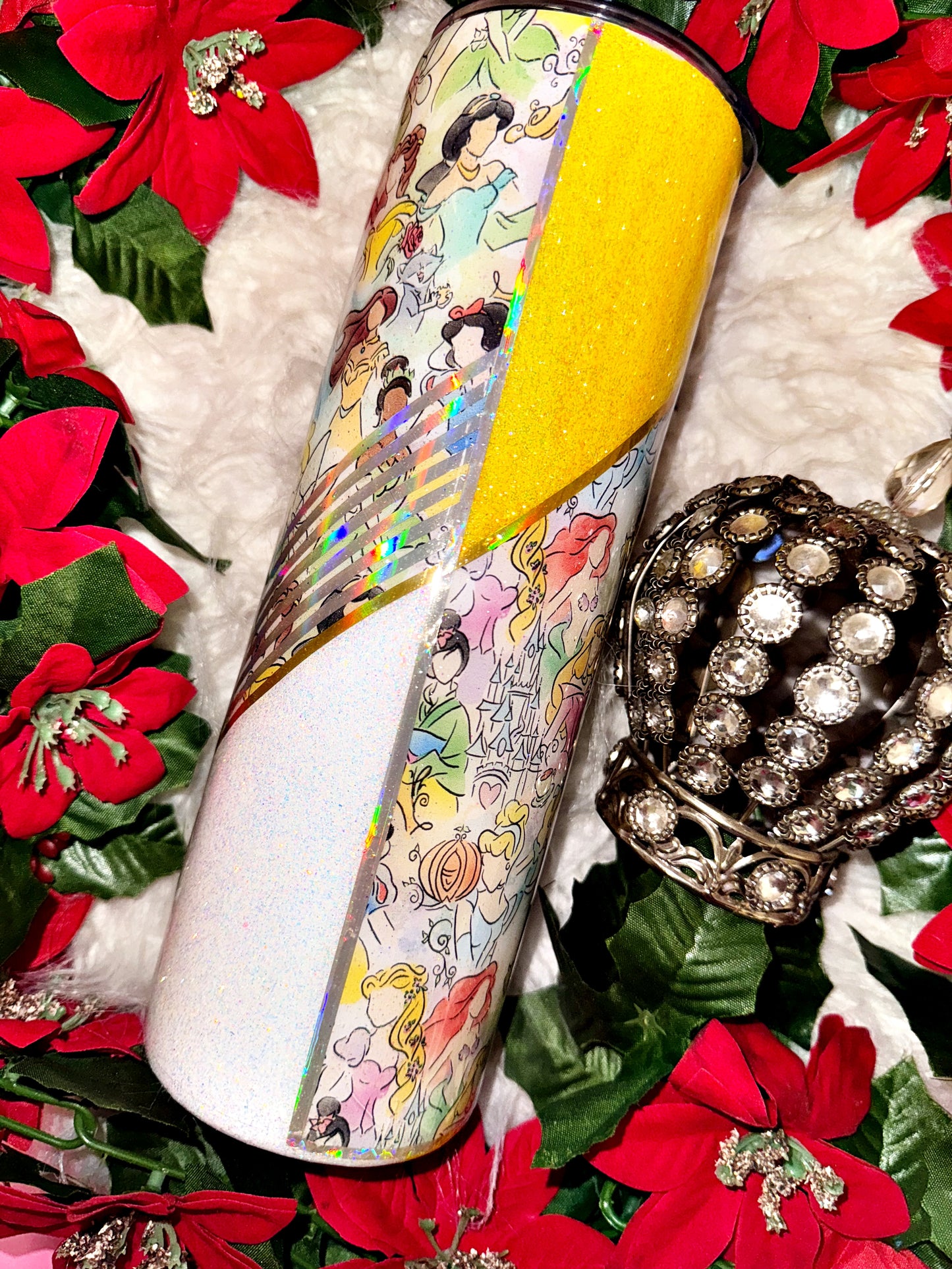 30oz yellow gals ready to ship tumbler