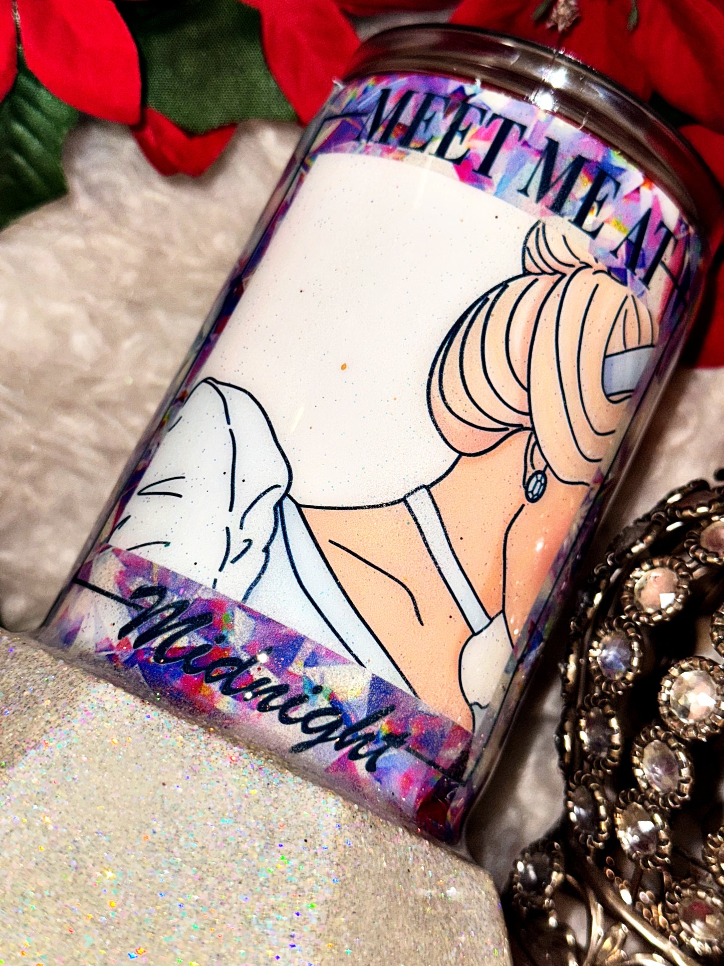 Diamond meet me at midnight ready to ship tumbler