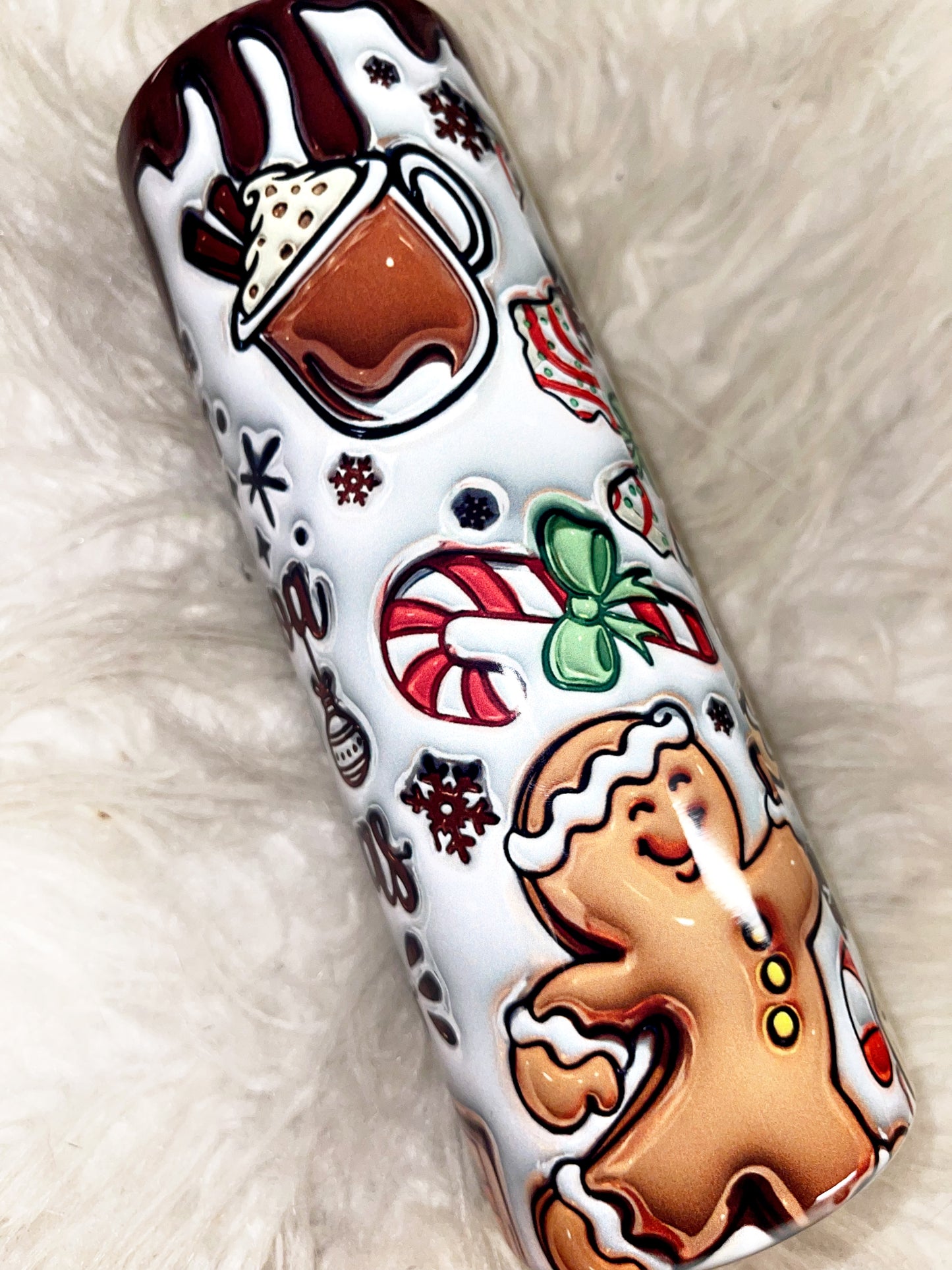 Christmas time sublimation tumbler
