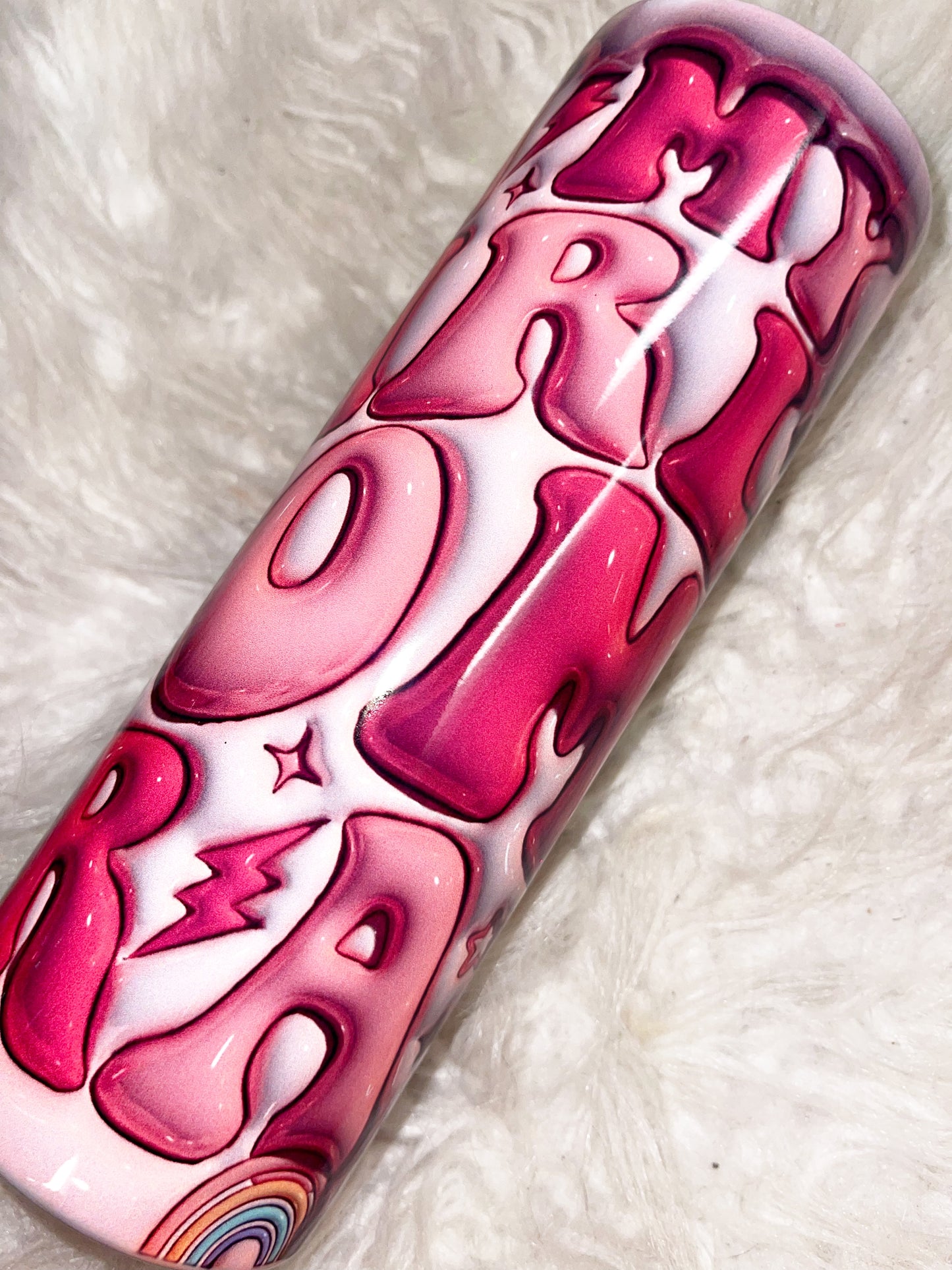 Girl mom era sublimation tumbler