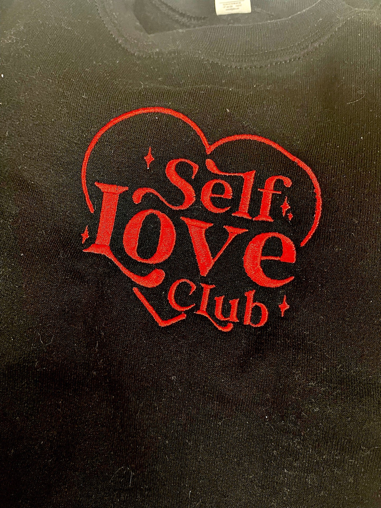Self love embroidered top