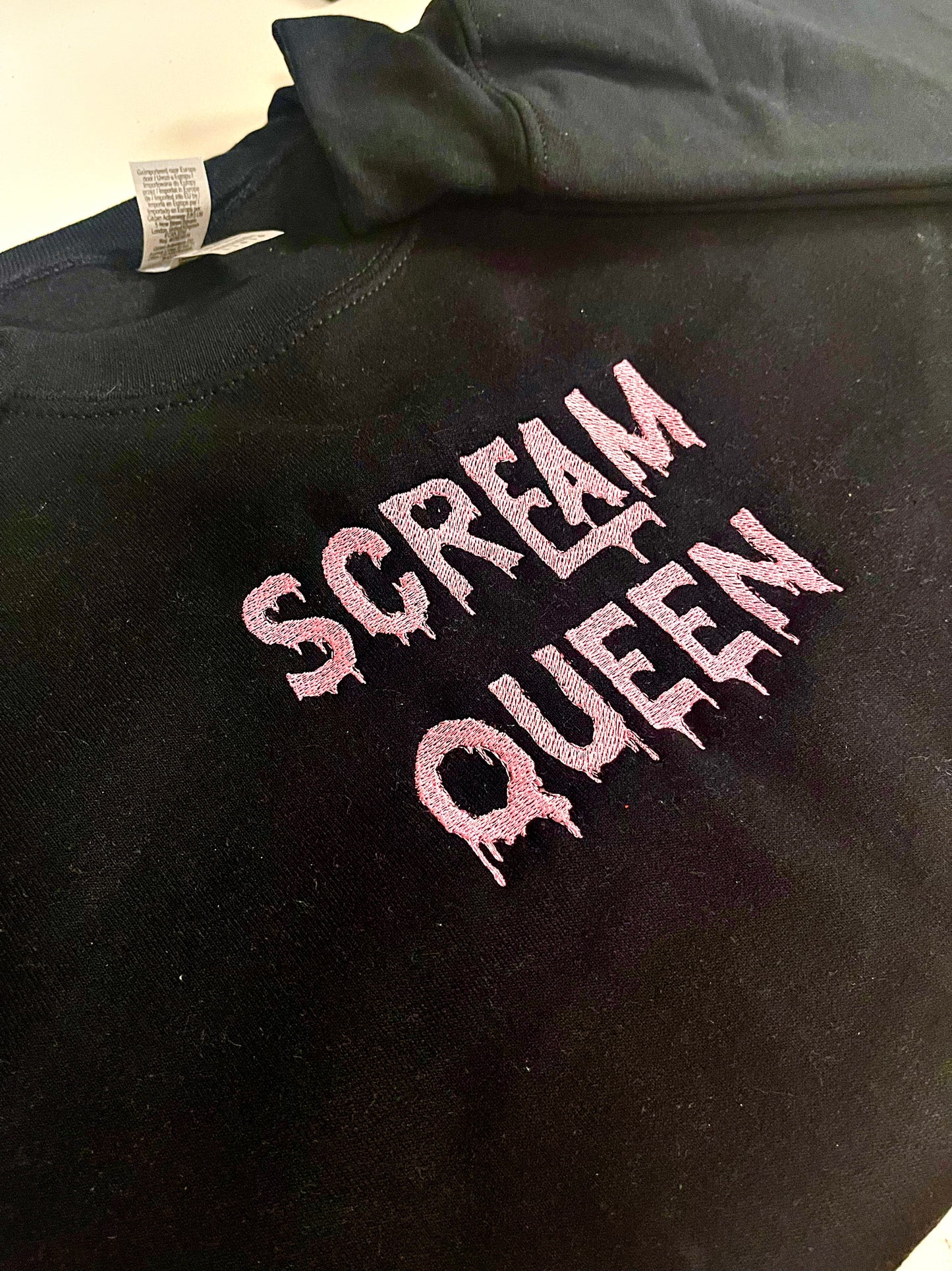 Scream Queen embroidered top