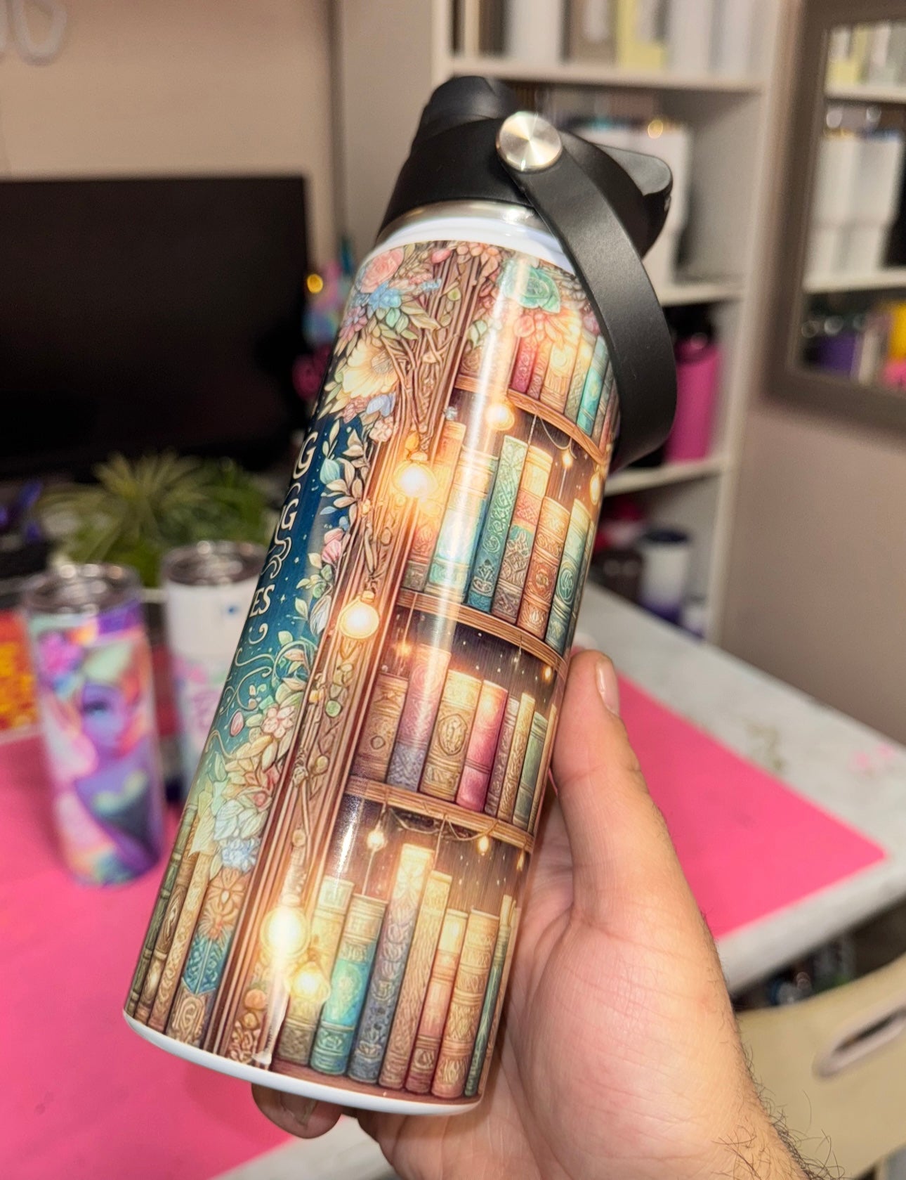 Reading is dreaming sublimation tumbler