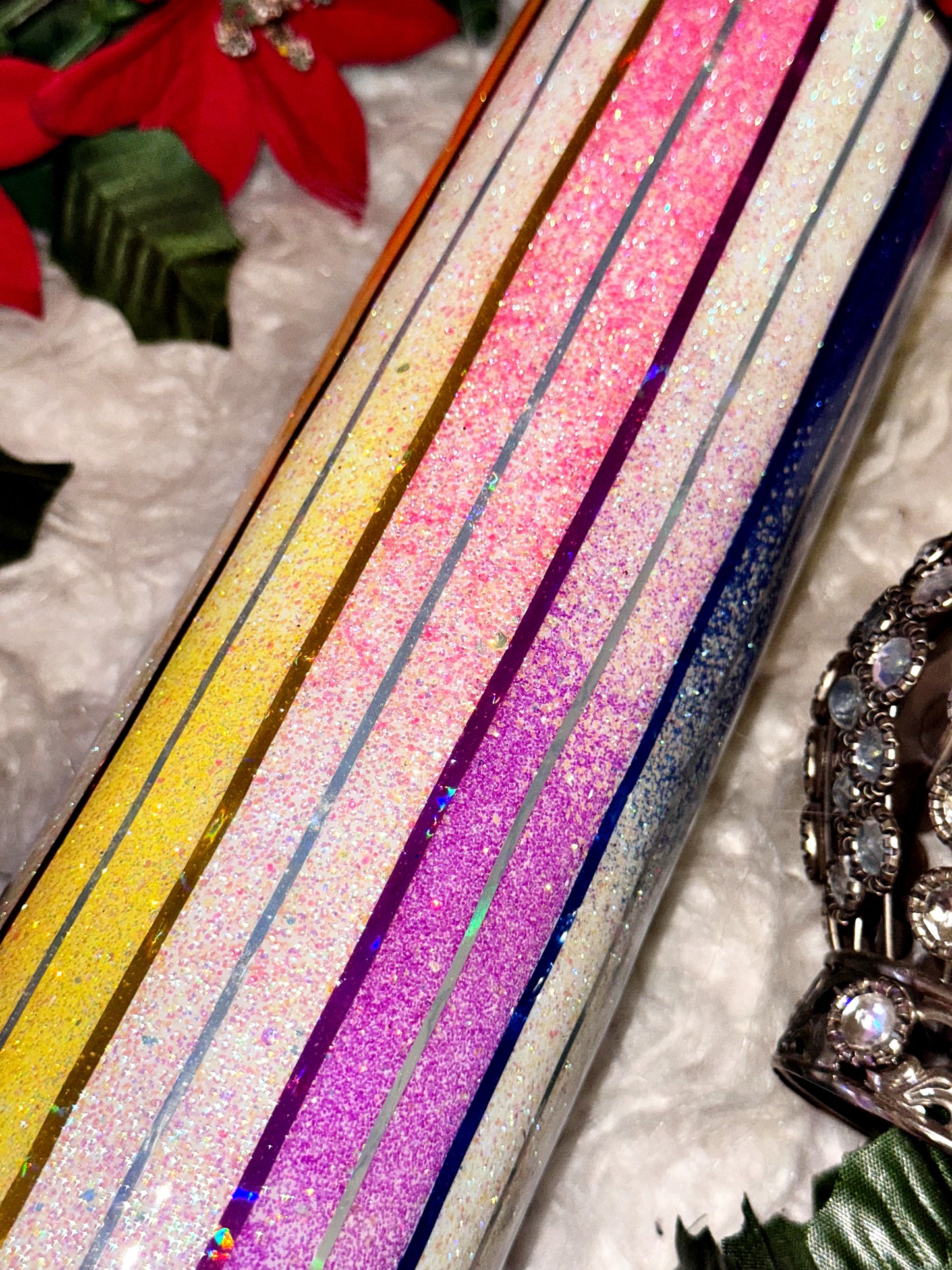 30oz rainbow ombré ready to ship tumbler