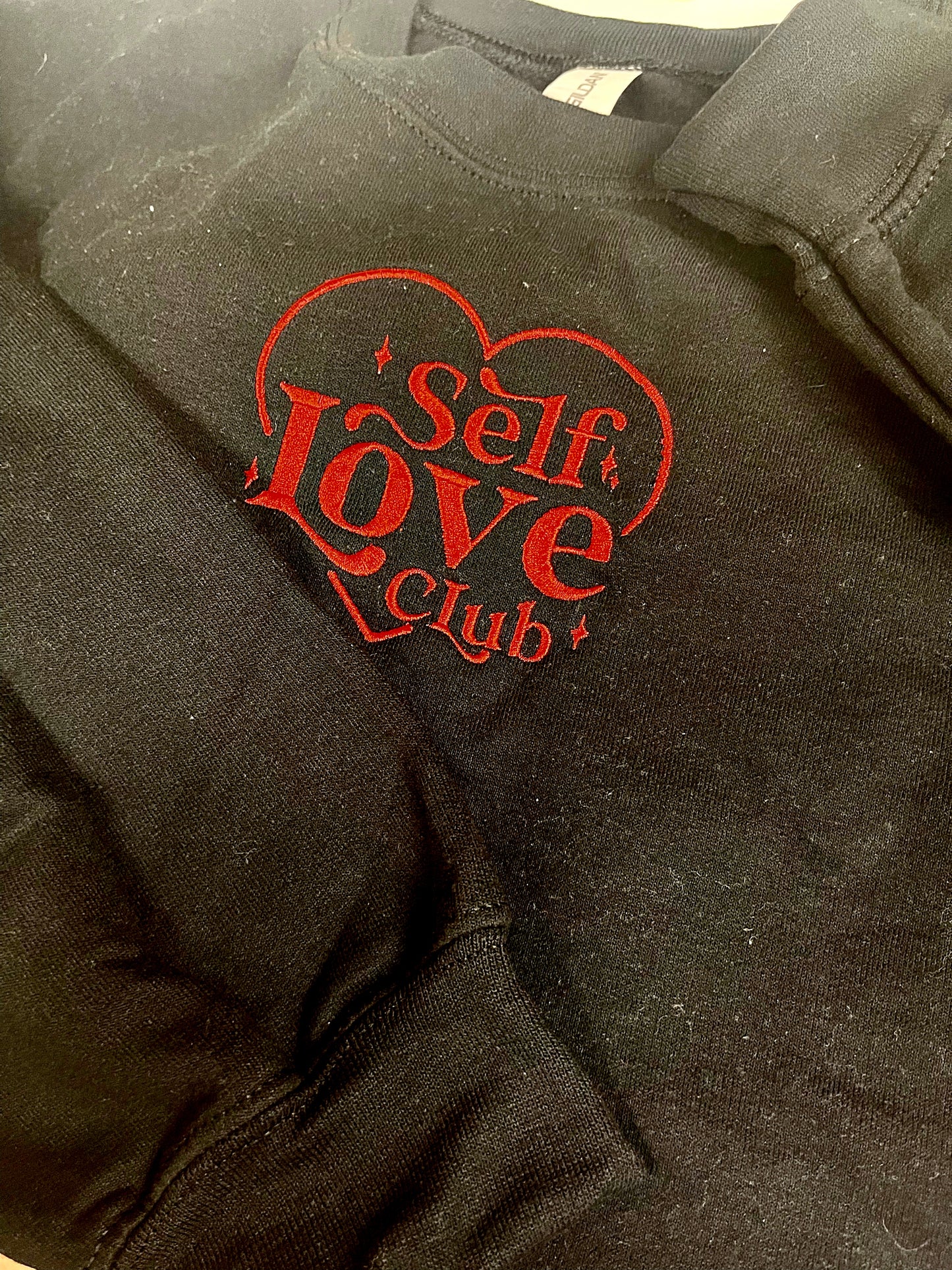 Self love embroidered top