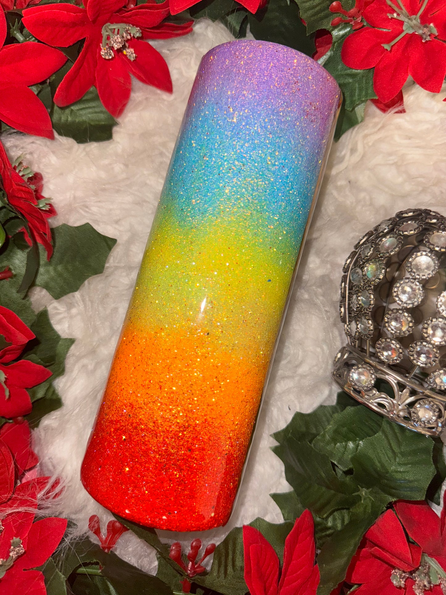 20oz rainbow F off ready to ship tumbler