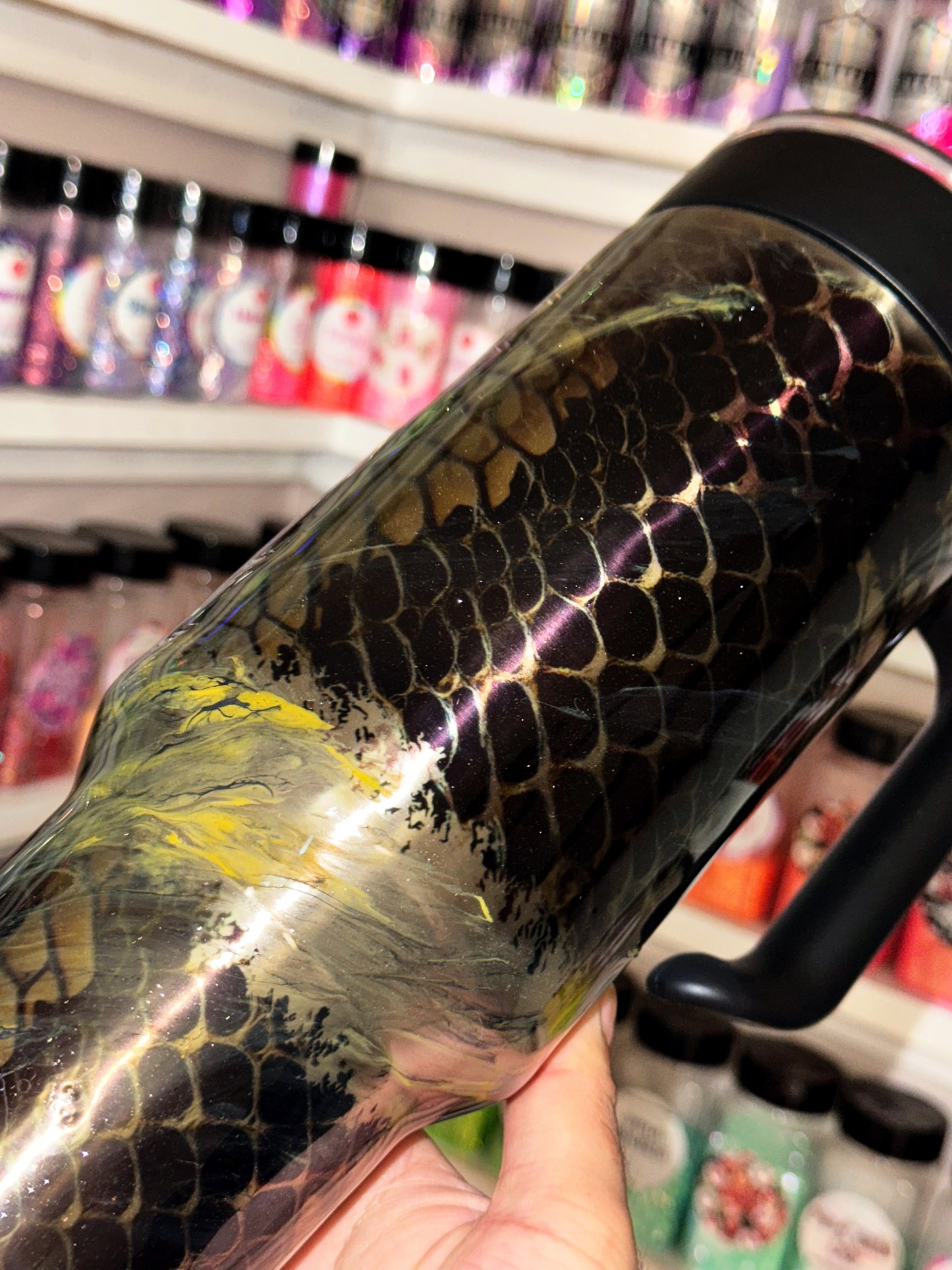 40oz snake ready to ship tumbler