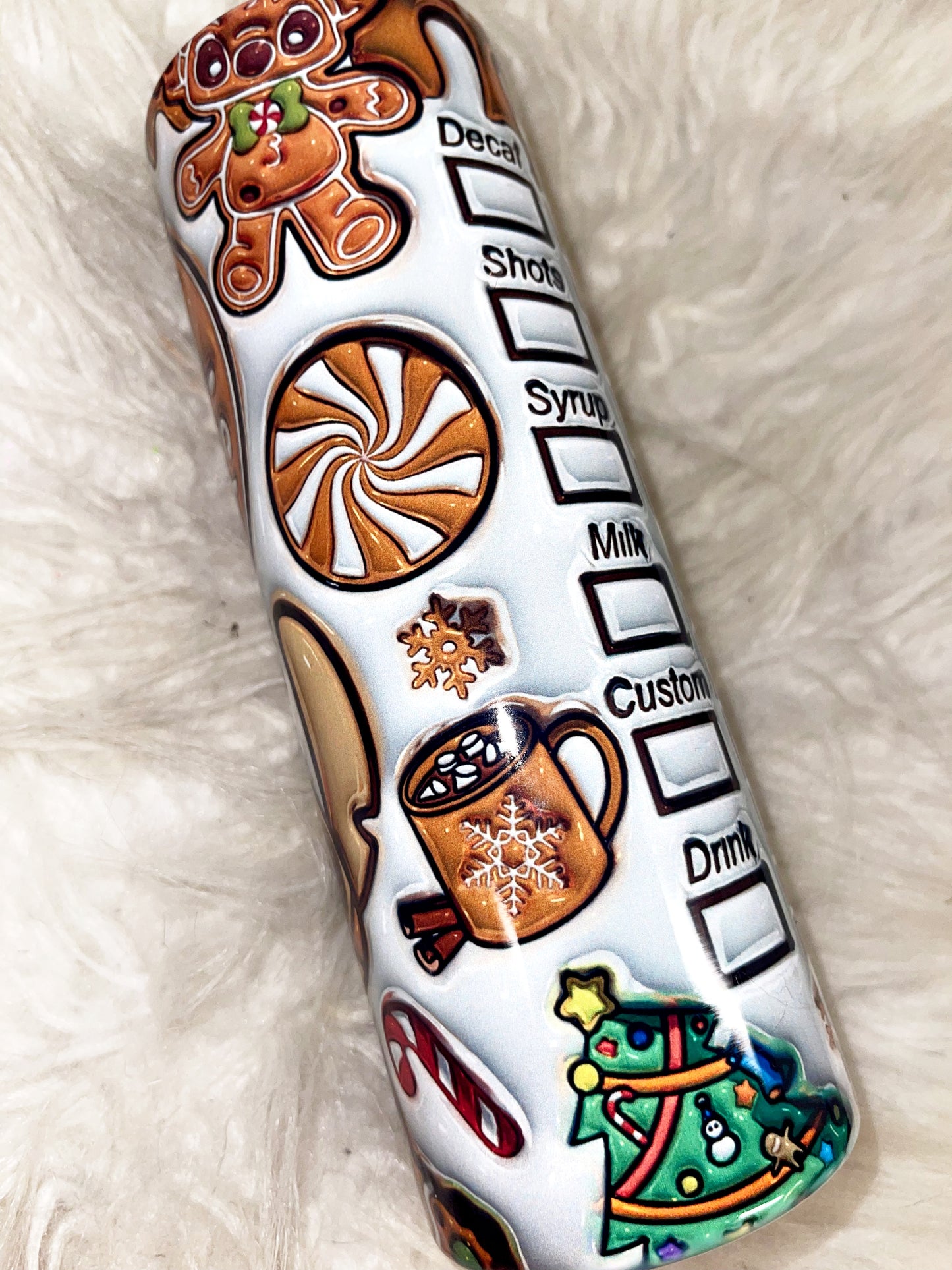 Christmas cutie sublimation tumbler