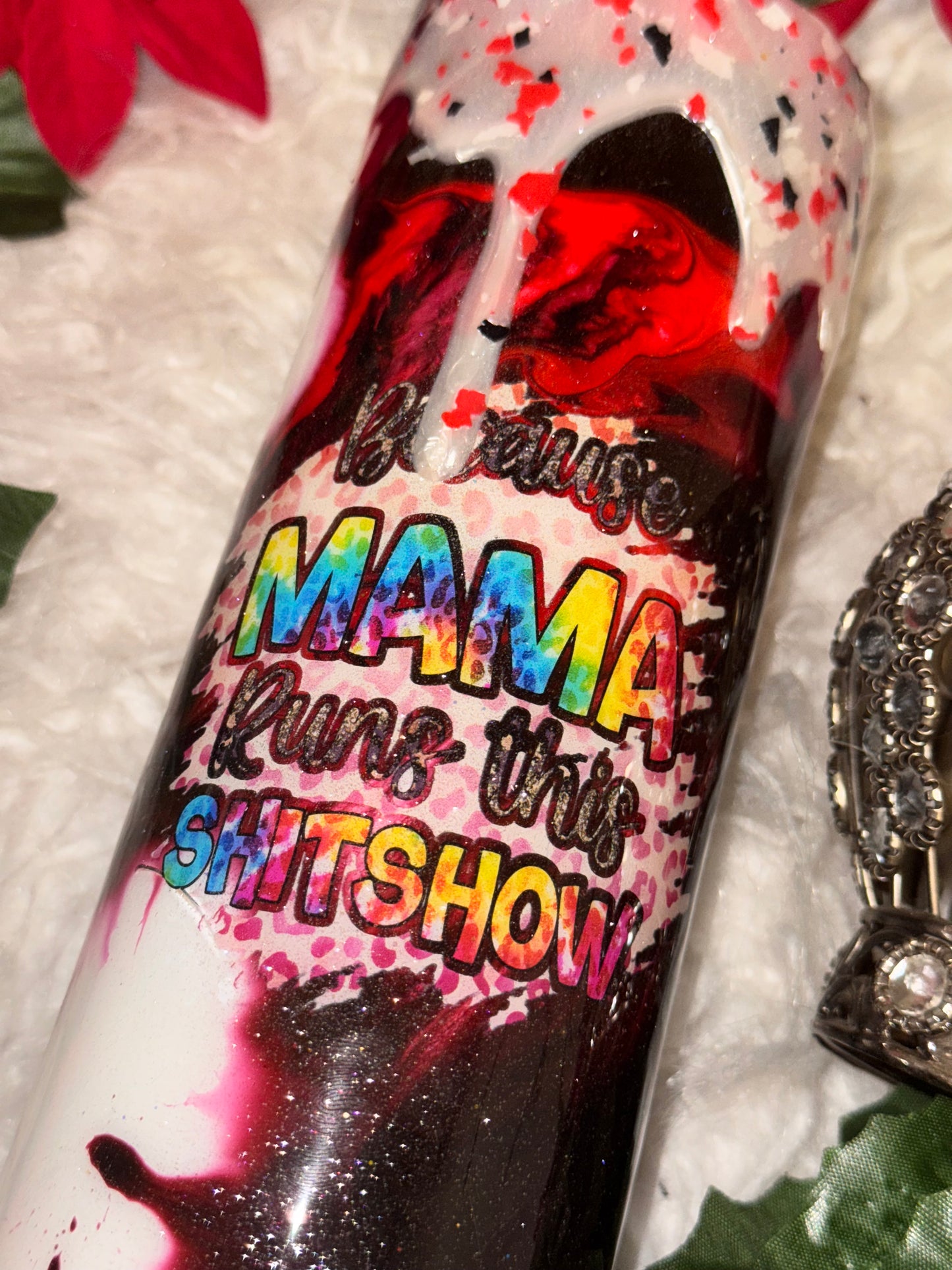 20oz mama runs this ready to ship tumbler