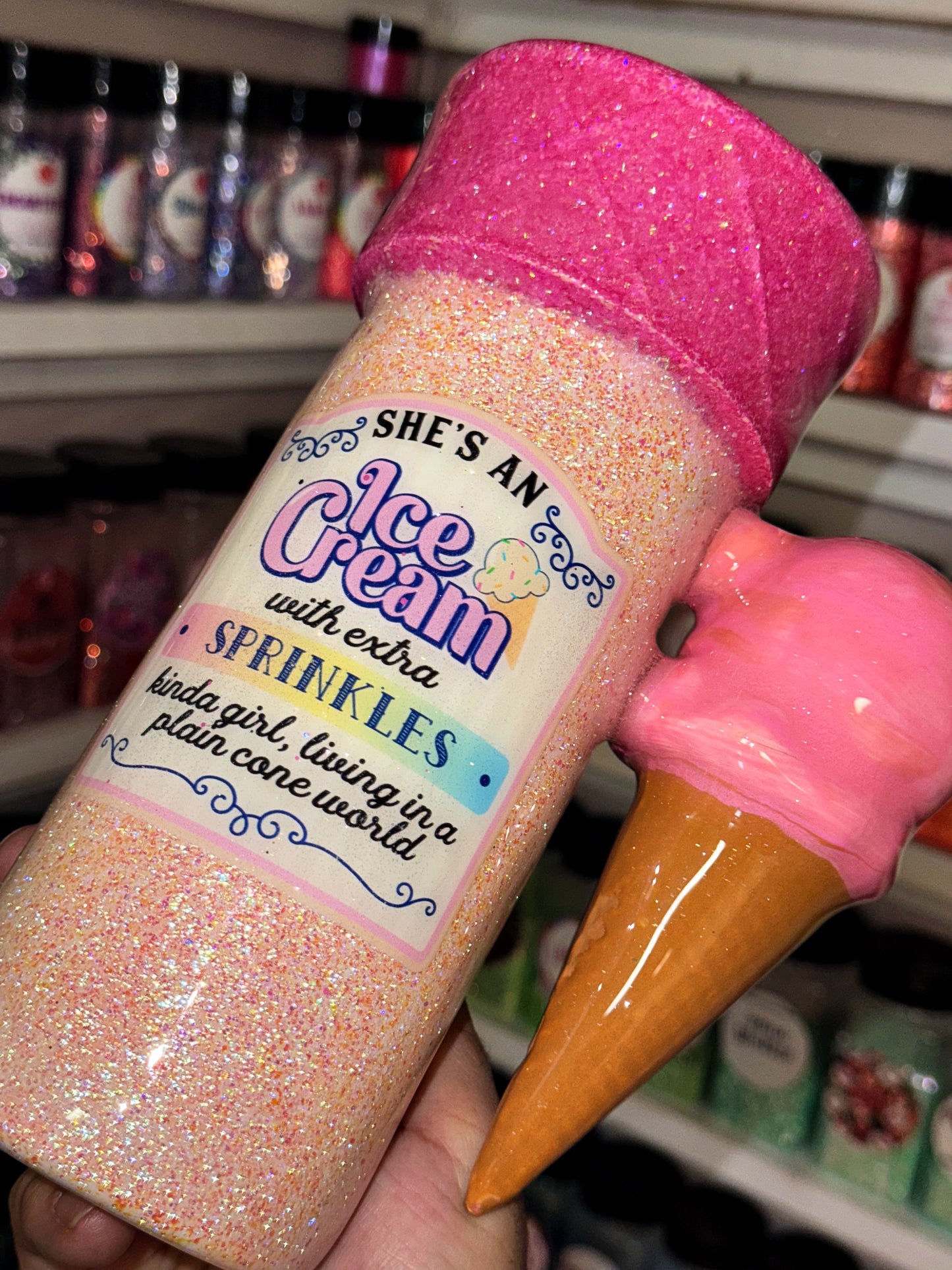 20oz ice cream handle ready to ship tumbler