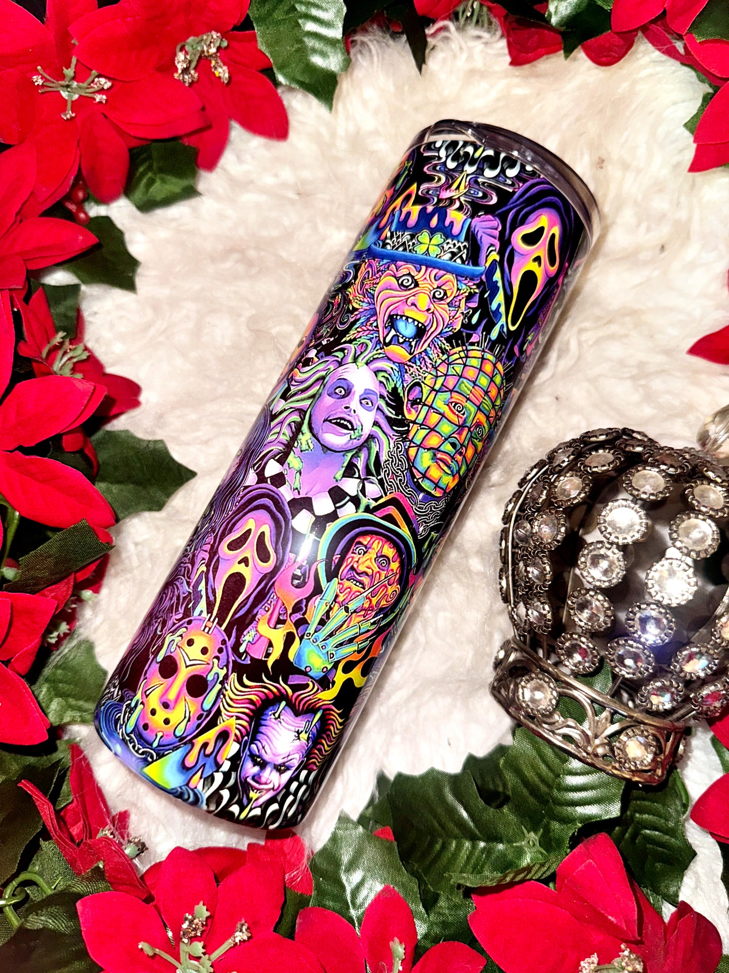 20oz horror retro sublimation tumbler
