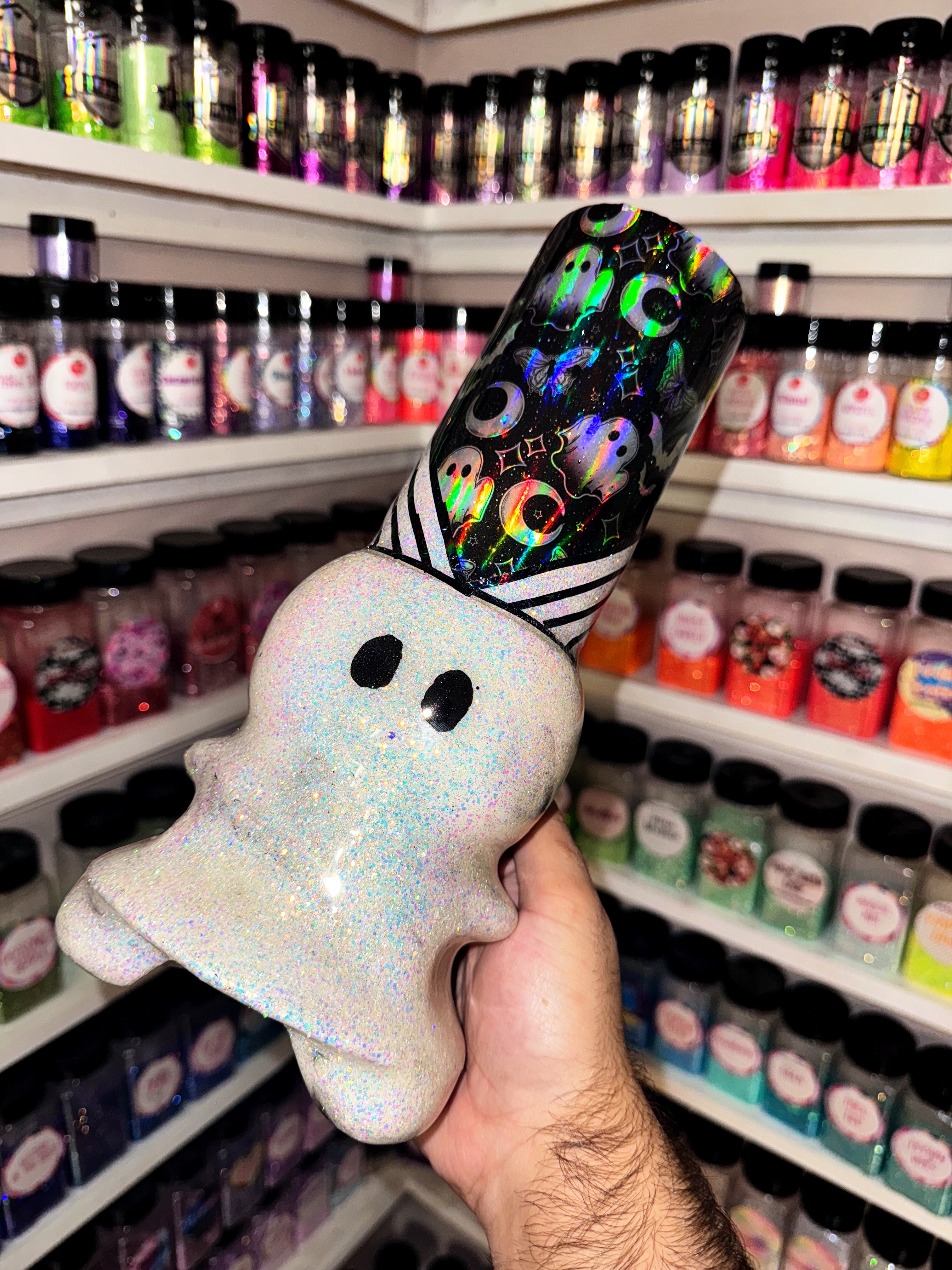 20oz Ghost ready to ship tumbler – Shawny's Shop