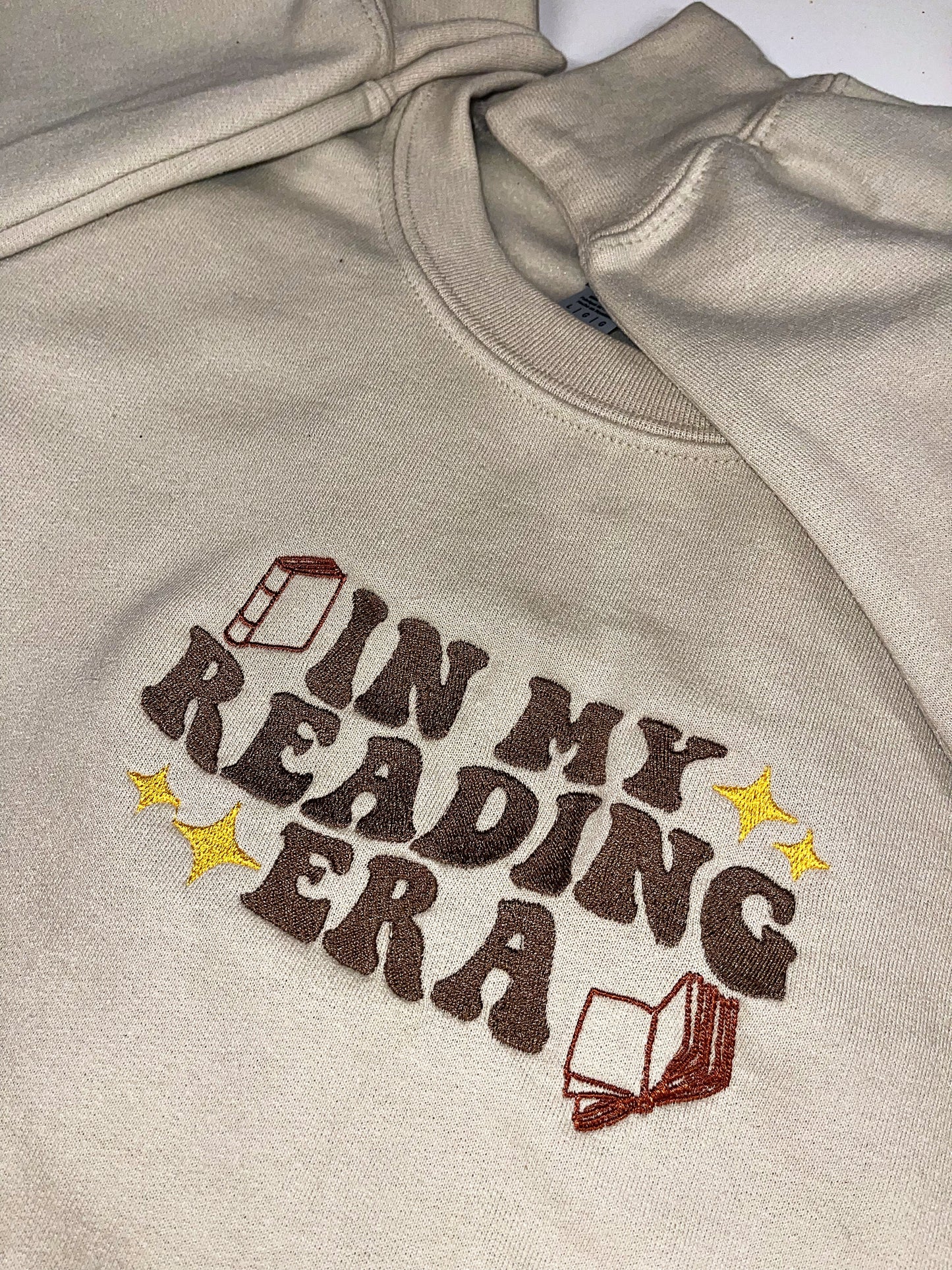 In my reading era embroidered top