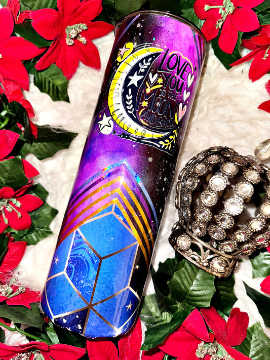 30oz galaxy ready to ship tumbler