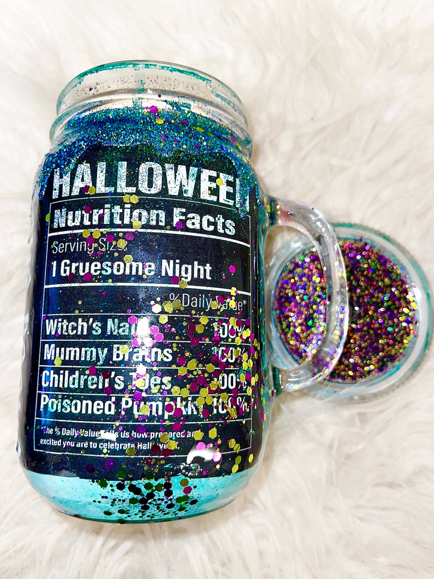 Favorite witches ready to ship snow globe mason jar