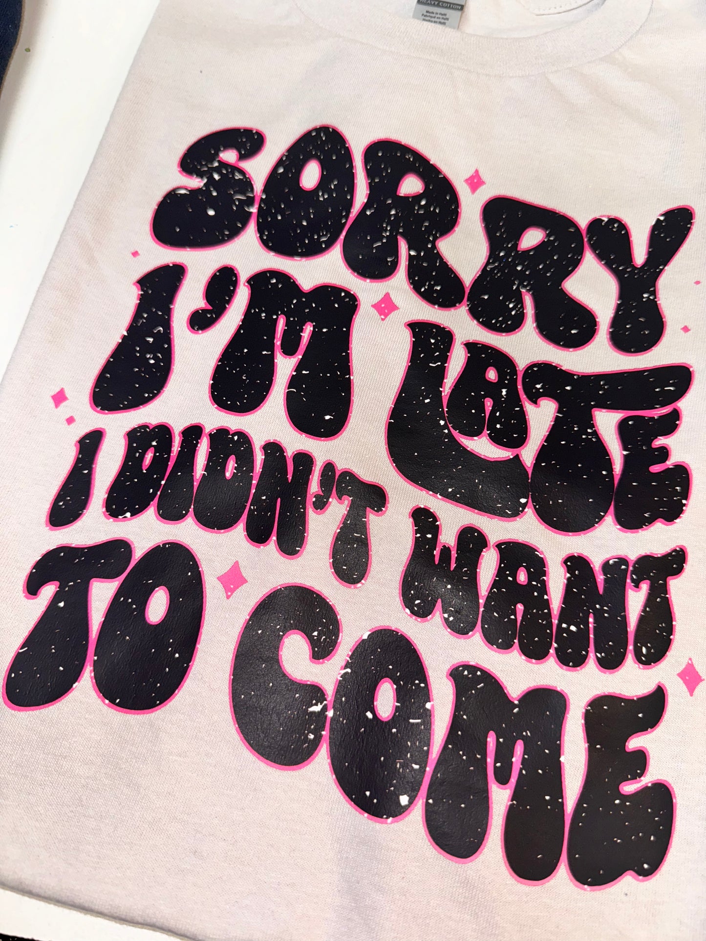Sorry I’m late top