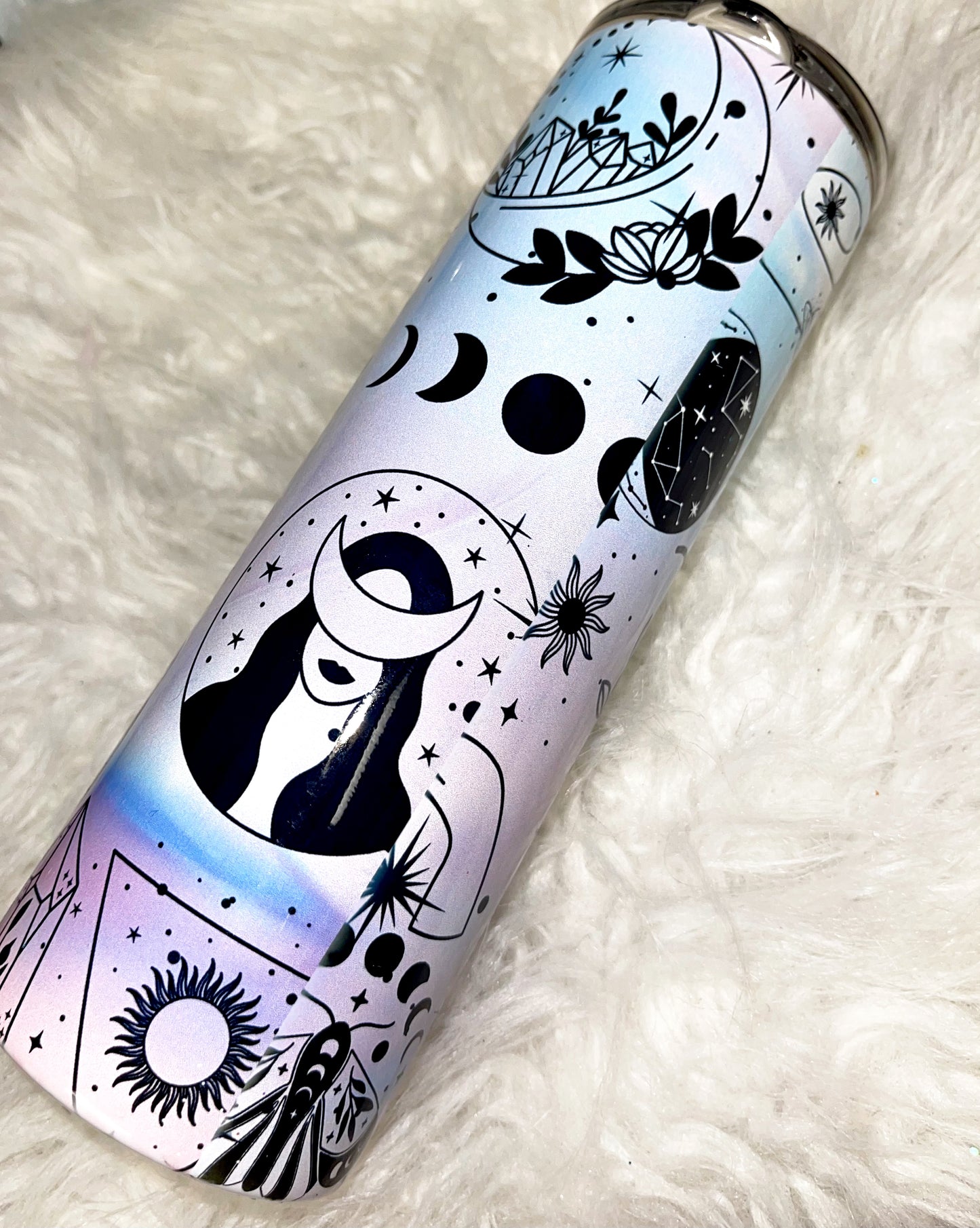 Crystal ball sublimation tumbler
