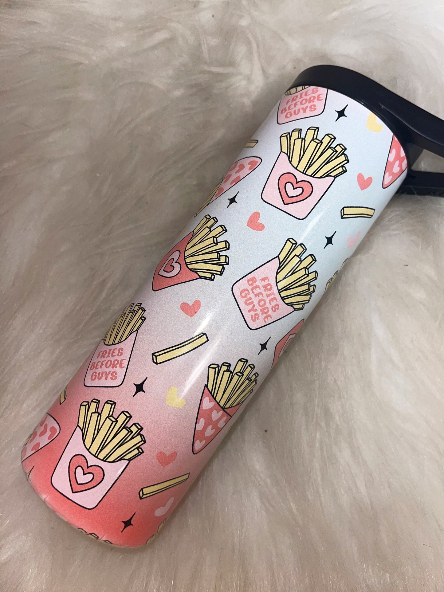 Fries before guys sublimation tumbler