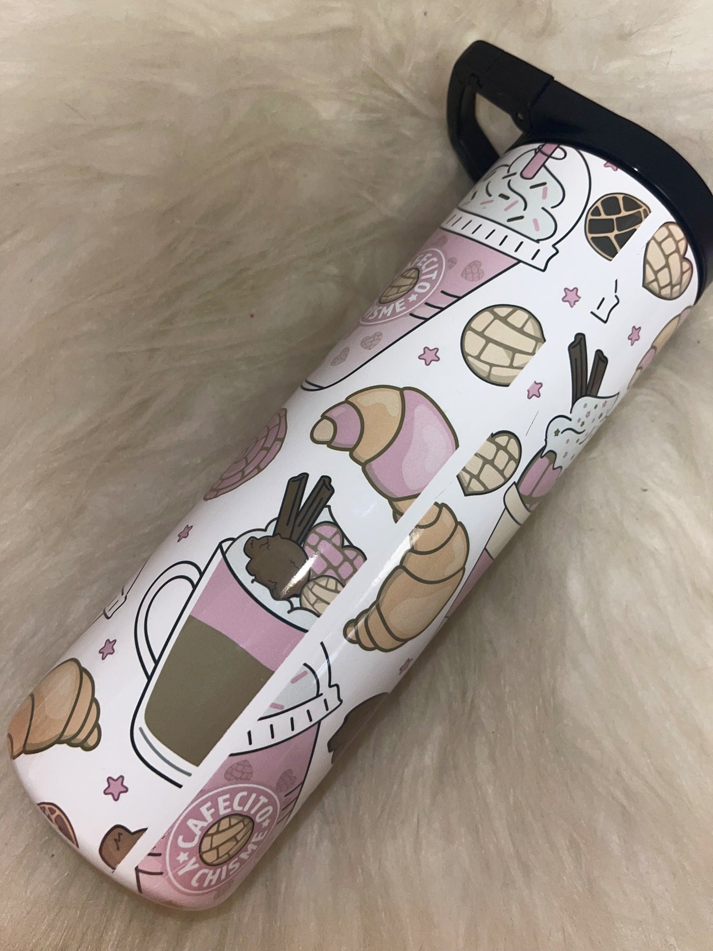Cafecito Y Chisme sublimation tumbler