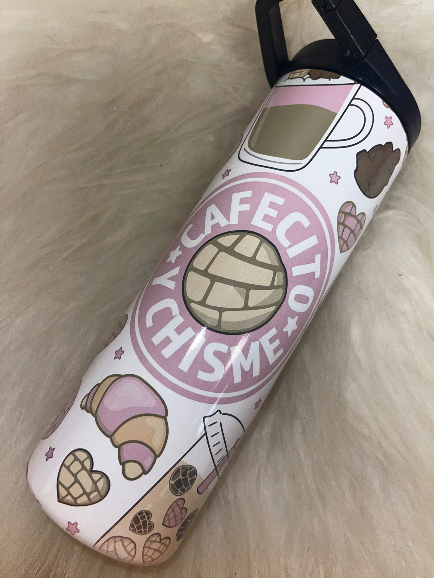 Cafecito Y Chisme sublimation tumbler