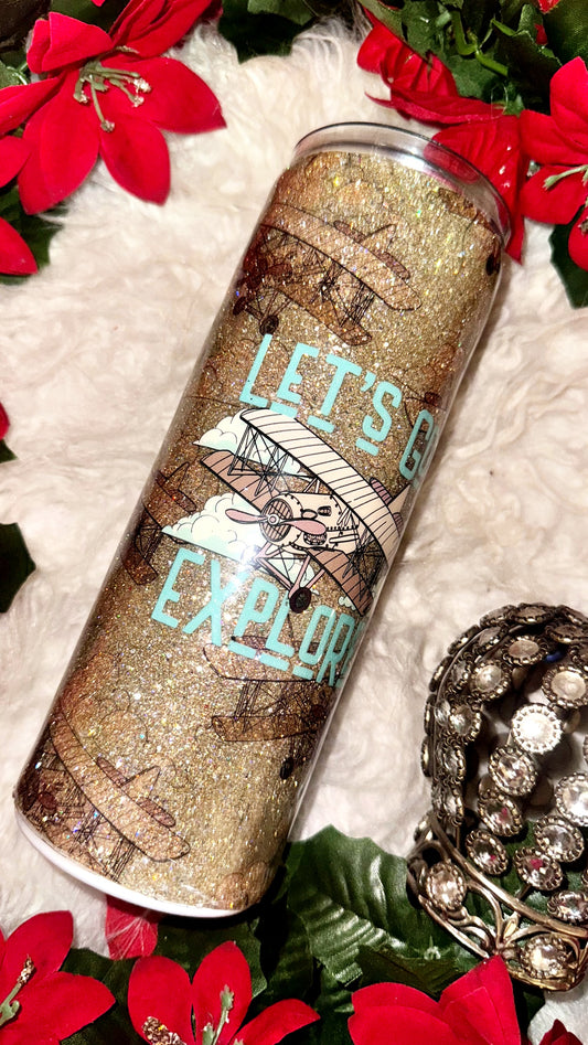 20oz let’s go explore ready to ship tumbler
