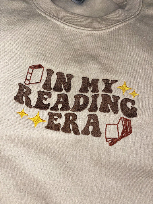In my reading era embroidered top