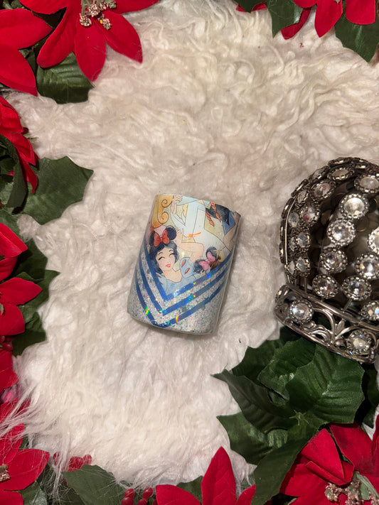 3oz Snow ready to ship tumbler