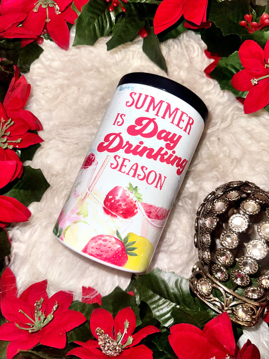 Drinking season sublimation koozie