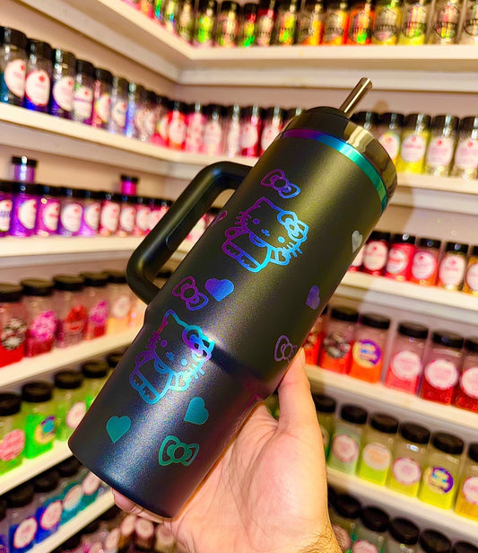 Kitty chroma engraved Stanley