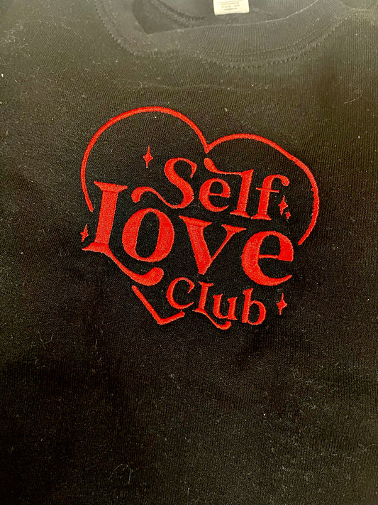 Self love embroidered top
