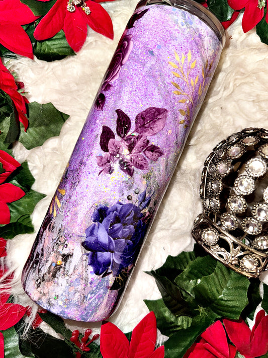 20oz purple romance ready to ship tumbler