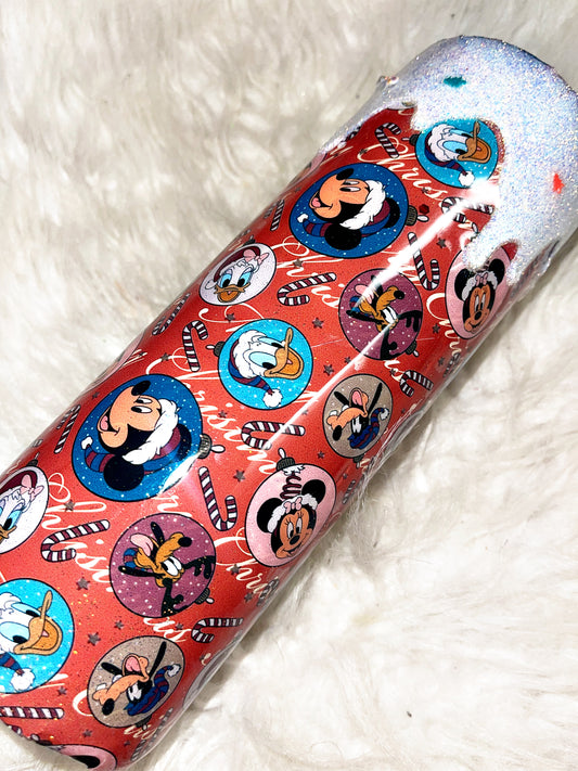 20oz Goofy friends Christmas ready to ship tumbler