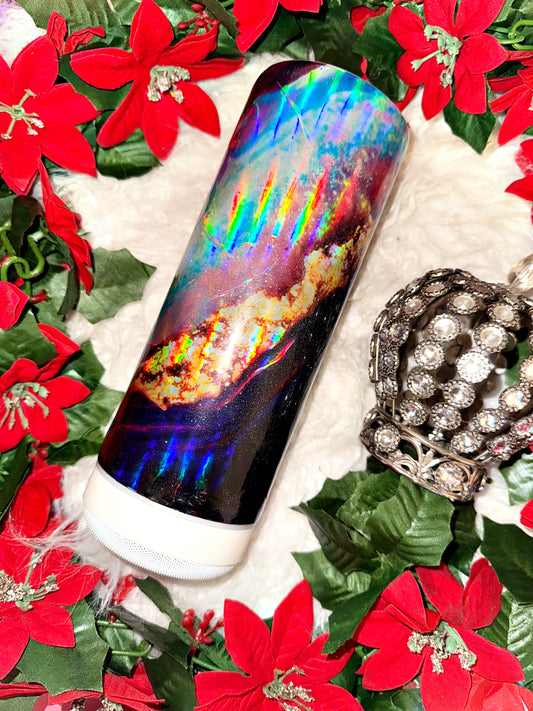 20oz holographic speaker ready to ship tumbler