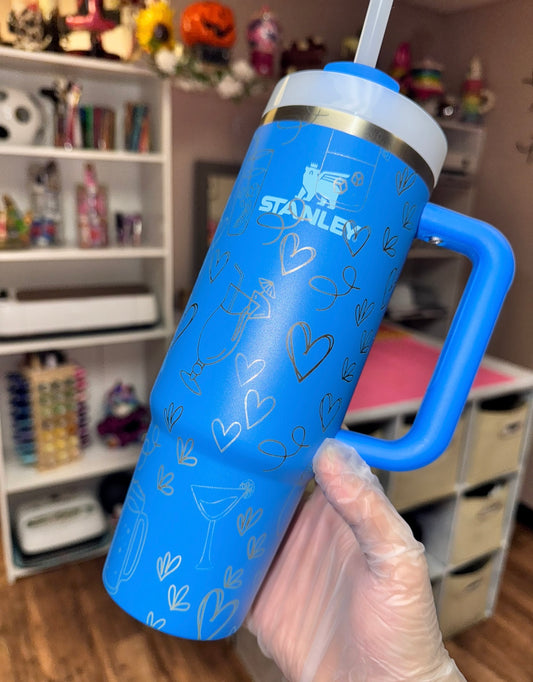 This might not be water engraved Stanley