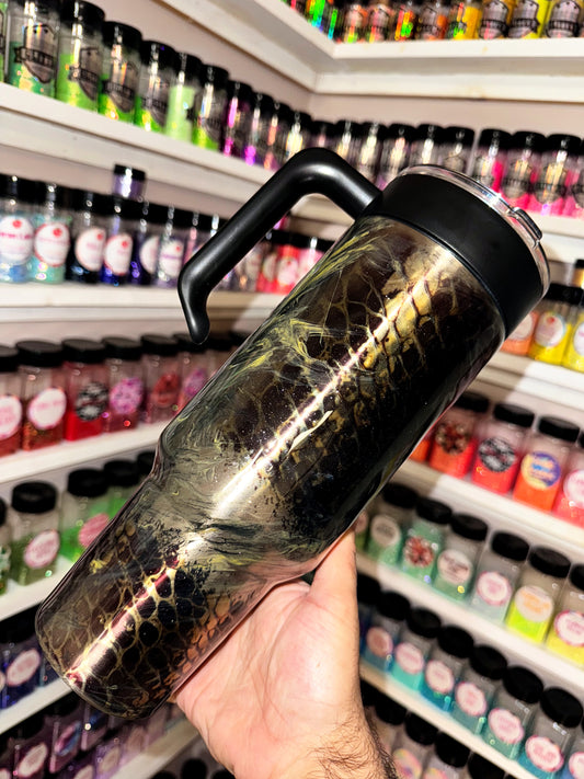 40oz snake ready to ship tumbler