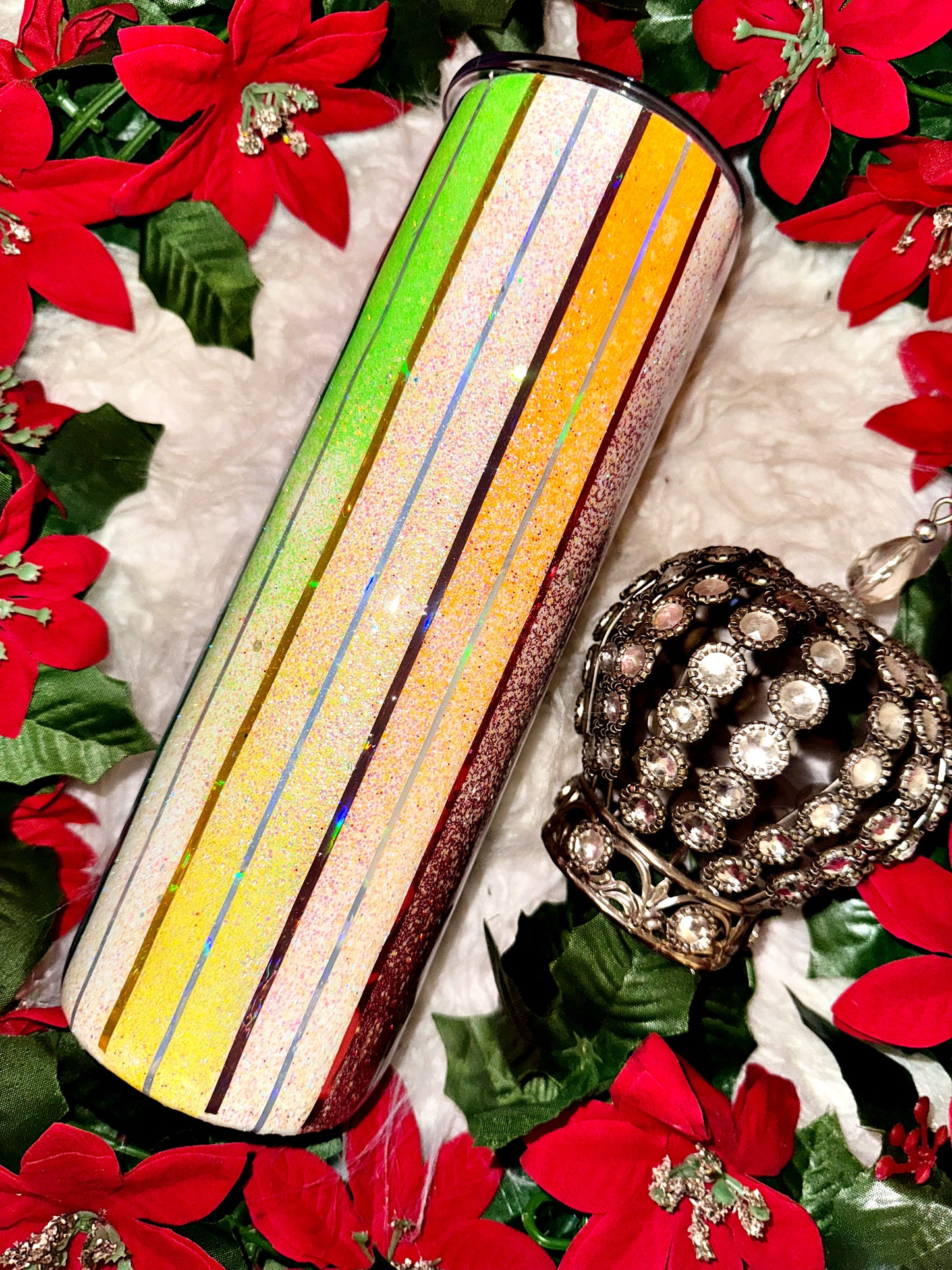 30oz rainbow ombré ready to ship tumbler