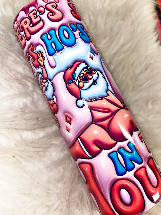 Ho ho ho sublimation tumbler