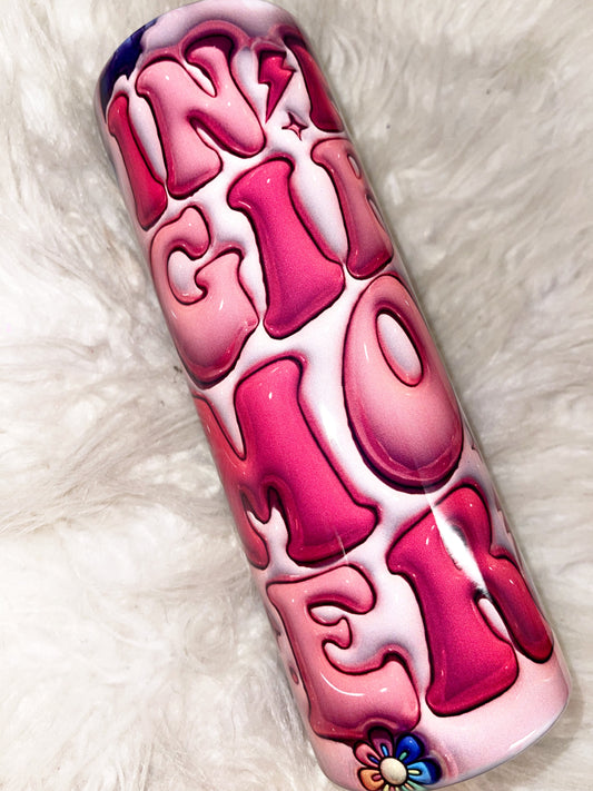 Girl mom era sublimation tumbler