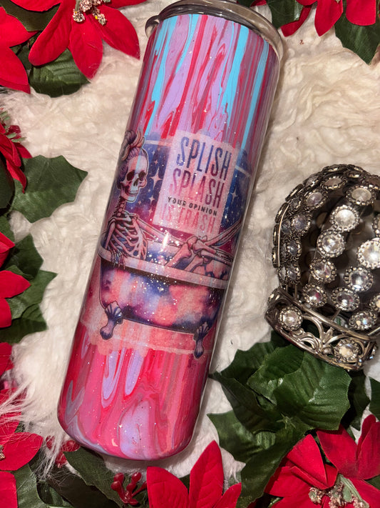 20oz Splish splash ready to ship tumbler
