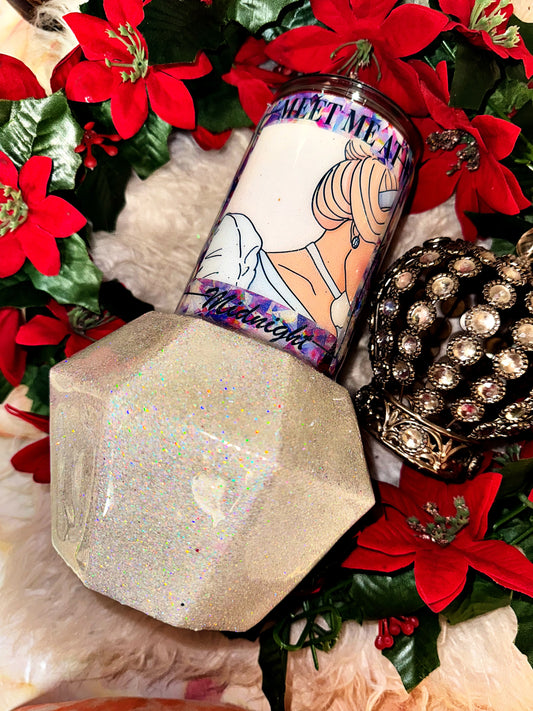 Diamond meet me at midnight  ready to ship tumbler