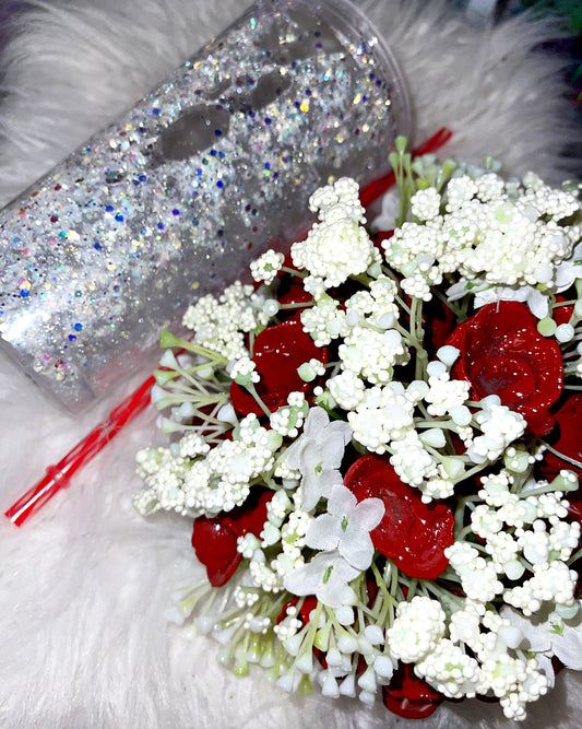 Rose bouquet ready to ship  tumbler