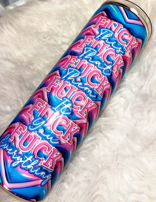 Give no f***s ready to ship tumbler