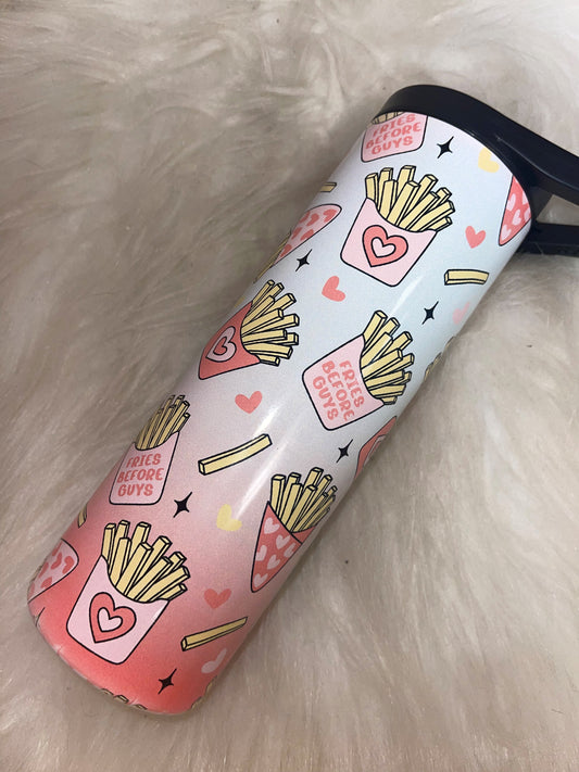Fries before guys sublimation tumbler