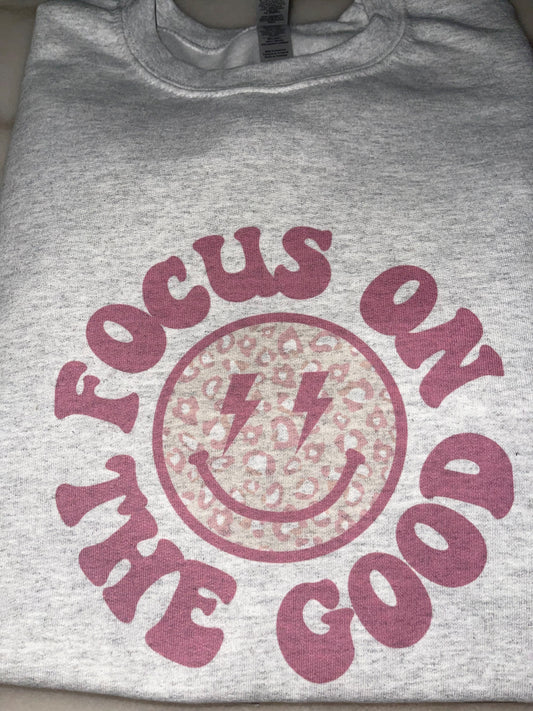 Focus on the Good crew neck top